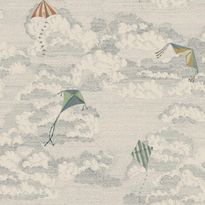 Mittatilaustapetti Sandberg Bonnie and Kites, Blue, sininen (S10644)