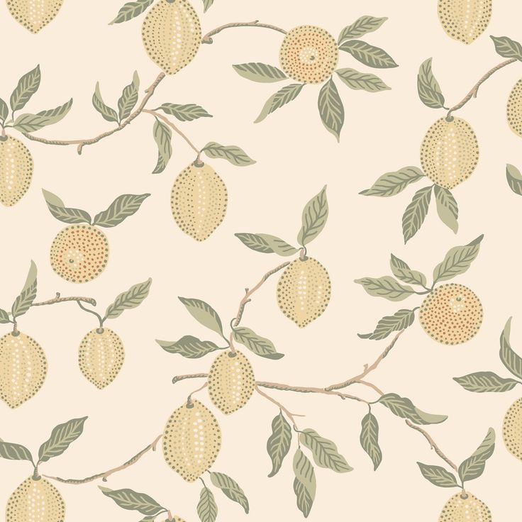 Tapetti Sandberg Limone, Yellow, keltainen (S10666)