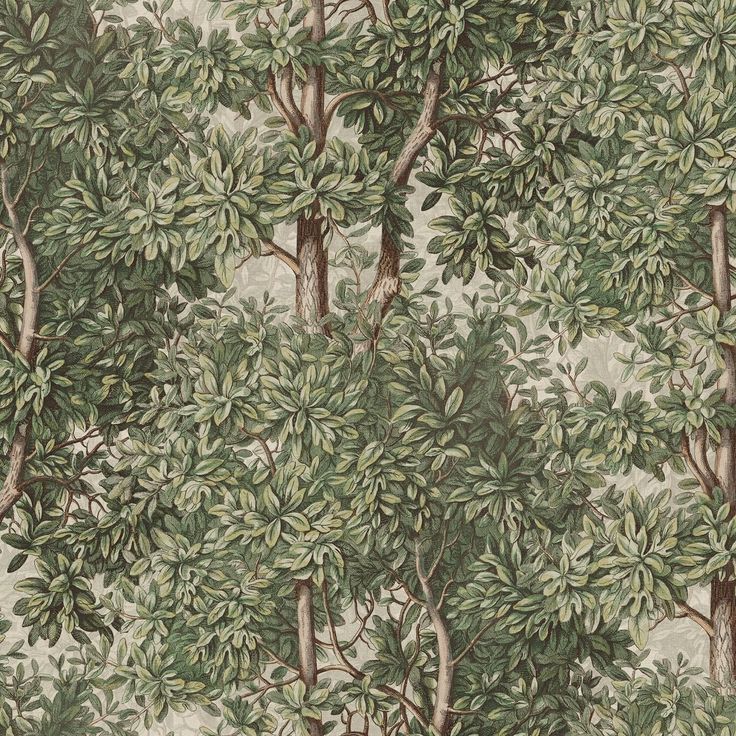 Mittatilaustapetti Charles, Green, vihreä (S10713)