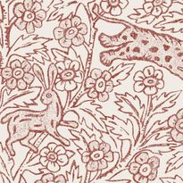 Mittatilaustapetti Sandberg Eden Mural, Red, punainen (S10743)