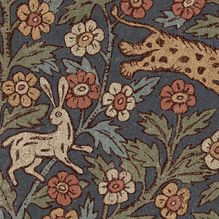 Mittatilaustapetti Eden Mural, Classic Blue, sininen (S10744)