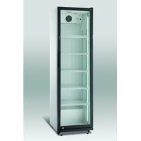Jääkaappi lasiovella Scandomestic SD 430 E, 57.8cm, musta