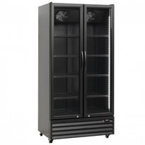 Jääkaappi lasiovilla Scandomestic SD826BE, 100cm, musta
