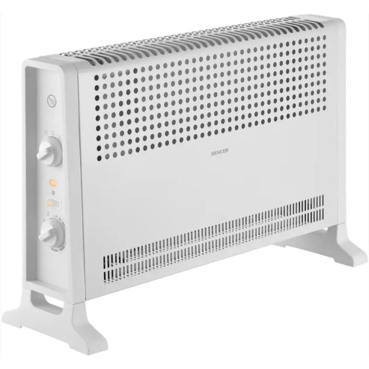 Konvektorilämmitin puhaltimella Sencor SCF2021WH, 2000W, valkoinen