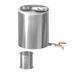 Piippusäiliö Schiedel Ø115mm piippuihin, kirkas rst