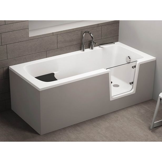 Esteetön kylpyamme Schönberg Salme, 160 l, 1700x750x620mm