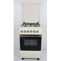 Kaasuliesi Schlosser FS5403MAZC sähköuunilla, 50 cm, beige