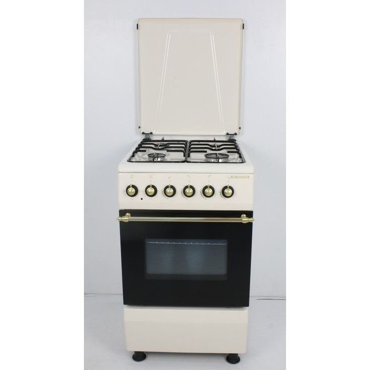 Kaasuliesi Schlosser FS5403MAZC sähköuunilla, 50 cm, beige