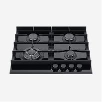 Kaasuliesitaso Schlosser PGH621GW, 60cm, 4-liekkinen, musta