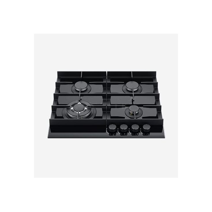 Kaasuliesitaso Schlosser PGH621GW, 60cm, 4-liekkinen, musta