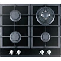 Kaasuliesitaso Schlosser PGH625FFD, 60 cm, 4-liekkinen, musta