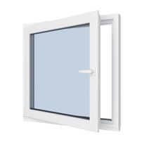 Seicom Classic DK 3K 3-lasinen kippi-ikkuna, puu, leveys 710-1100mm