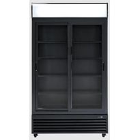 Jääkaappi lasiovella Scandomestic SD1002BSLE, 113cm, lasiovella, musta