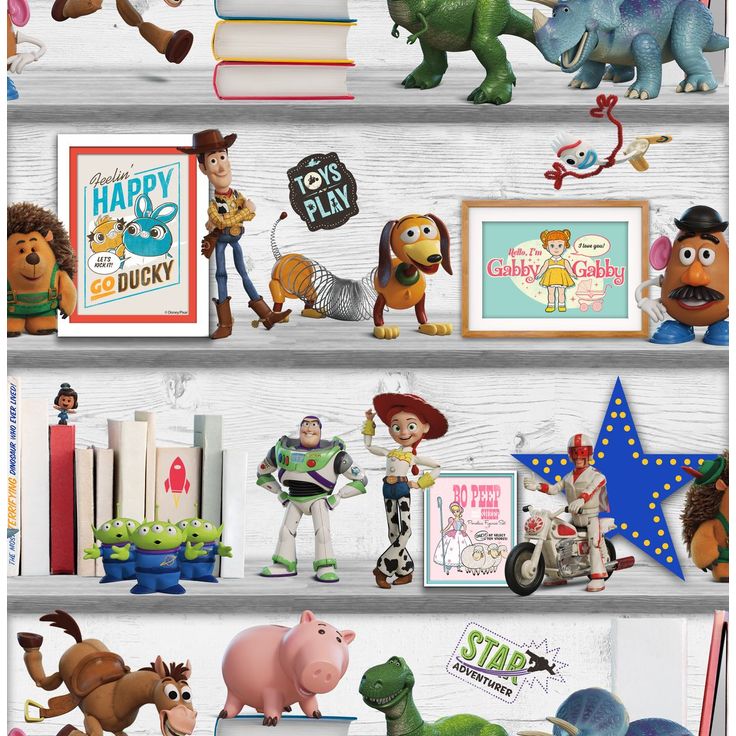 Lastenhuoneen tapetti Sandudd Toy Story Play Date 108017, 0.53x10.5m