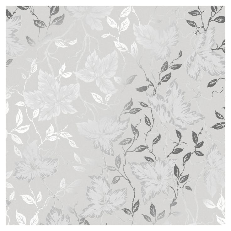 Tapetti Sandudd Rantaniitty 2965-3, 0,53x11,20 m, harmaa/hopea, non-woven