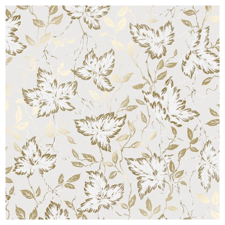 Tapetti Sandudd Rantaniitty 2965-5, 0,53x11,20 m, vaalea/kulta, non-woven
