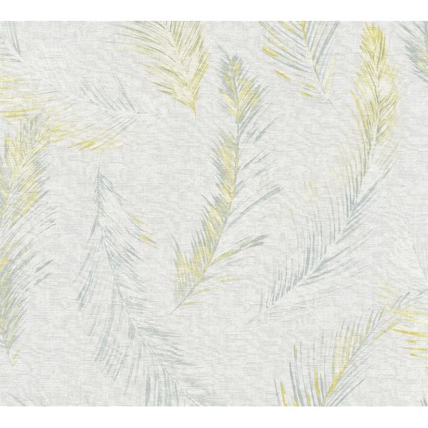 Tapetti Sandudd Four Seasons 358961, 0,53x10,05m, harmaa/keltainen, non-woven