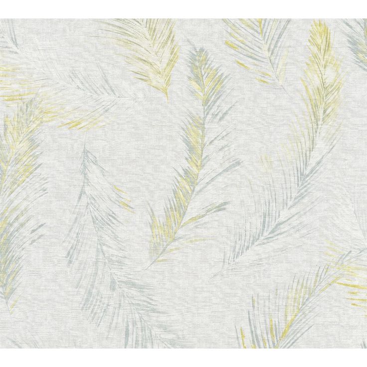 Tapetti Sandudd Four Seasons 358961, 0,53x10,05m, harmaa/keltainen, non-woven