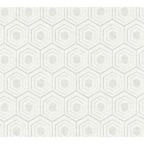 Tapetti Sandudd Four Seasons 358992, 0,53x10,05m, valkoinen/helmiäinen, non-woven