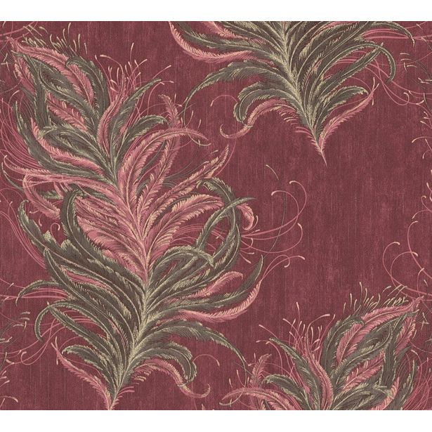Tapetti Sandudd Mata Hari 38009-3, vinyylipinta, punainen