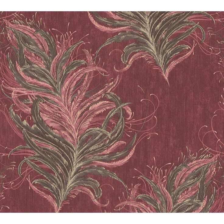 Tapetti Sandudd Mata Hari 38009-3, vinyylipinta, punainen