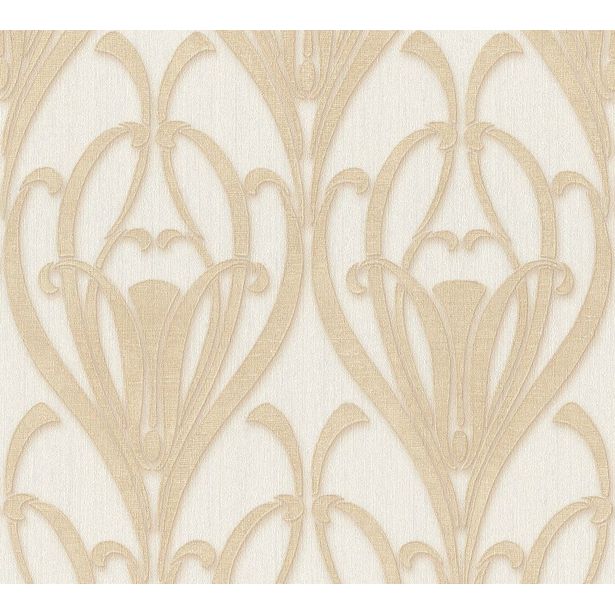Tapetti Sandudd Mata Hari 38091-1, vinyylipinta, kulta