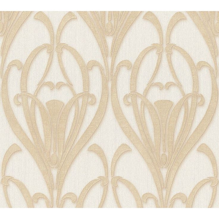 Tapetti Sandudd Mata Hari 38091-1, vinyylipinta, Art Deco, kulta