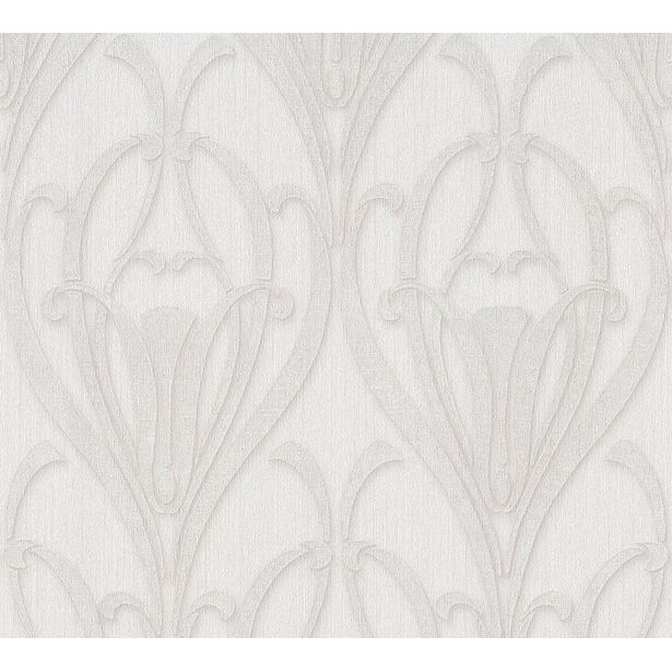 Tapetti Sandudd Mata Hari 38091-3, vinyylipinta, valkoinen