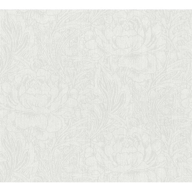 Tapetti Sandudd Mata Hari 38092-1, vinyylipinta, valkoinen