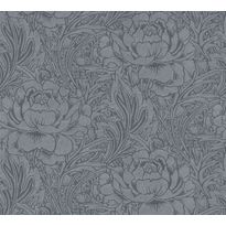Tapetti Sandudd Mata Hari 38092-4, vinyylipinta, harmaa