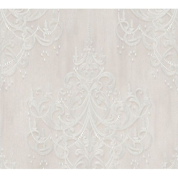 Tapetti Sandudd Mata Hari 38096-2, vinyylipinta, valkoinen