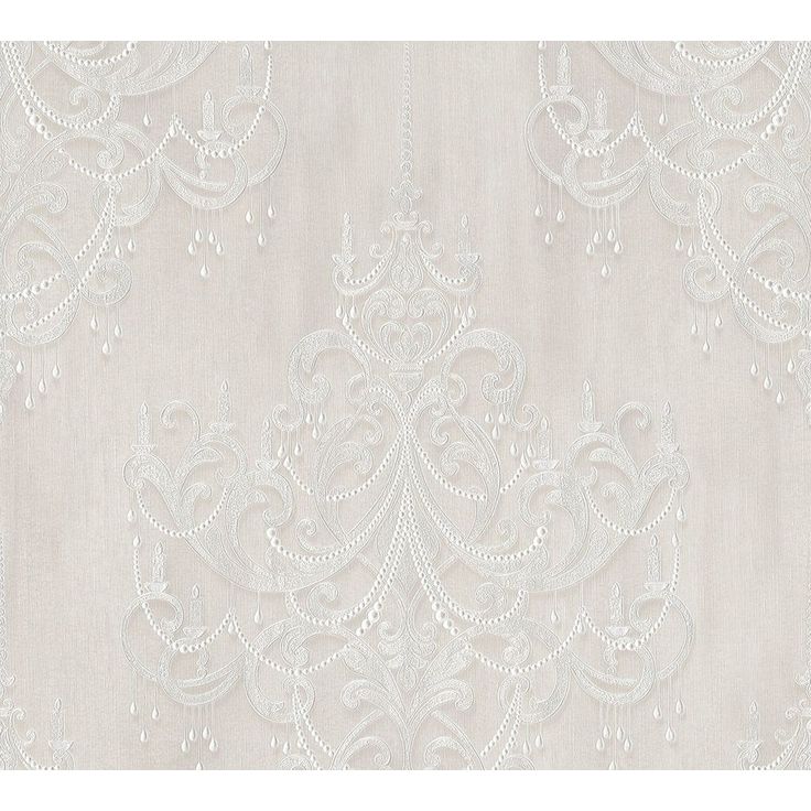 Tapetti Sandudd Mata Hari 38096-2, vinyylipinta, maalaisromanttinen, valkoinen
