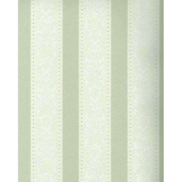 Tapetti Sandudd Isoäidin aikaan 4831-7, 0,53x10,05m, vihreä/valkoinen, non-woven