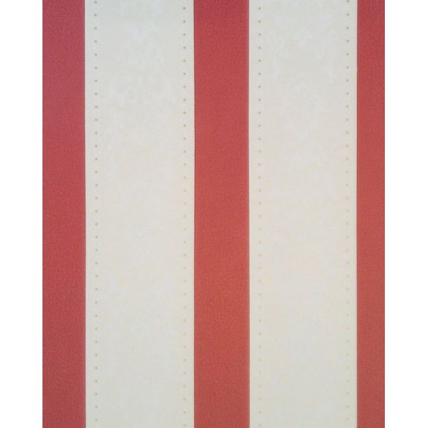 Tapetti Sandudd Isoäidin aikaan 4831-8, 0,53x10,05m, punainen/valkoinen, non-woven