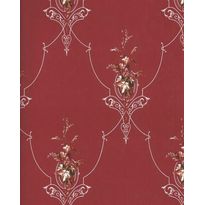 Tapetti Sandudd Isoäidin aikaan 4833-1, 0,53x10,05m, punainen, non-woven