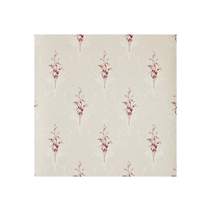 Tapetti Sandudd Isoäidin aikaan 4833-4, 0,53x10,05m, valkoinen/punainen, non-woven
