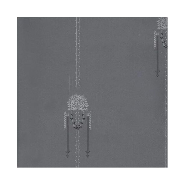Tapetti Sandudd Isoäidin aikaan 4835-5, 0,53x10,05m, tummanharmaa, non-woven