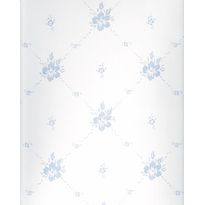 Tapetti Sandudd Isoäidin aikaan 4836-1, 0,53x10,05m, valkoinen/sininen, non-woven