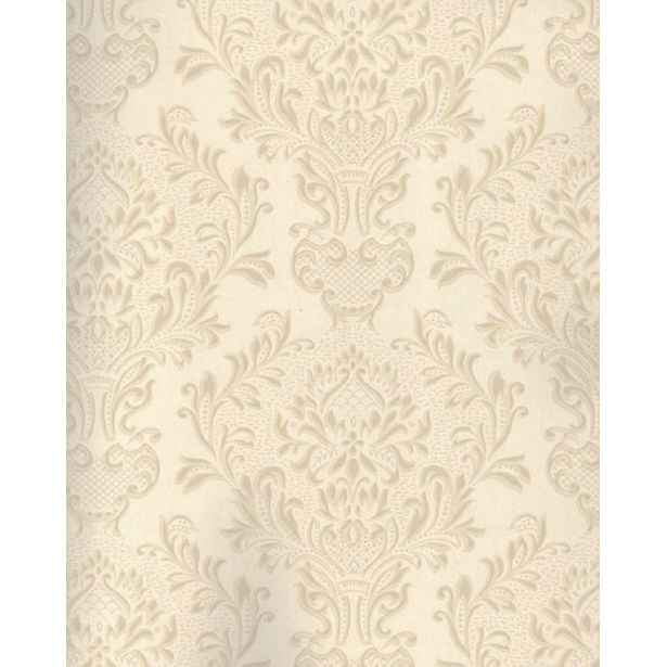 Tapetti Sandudd Isoäidin aikaan 4843-2, 0,53x10,05m, beige, non-woven