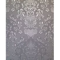 Tapetti Sandudd Isoäidin aikaan 4843-3, 0,53x10,05m, harmaa/hopea, non-woven