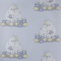 Tapetti Sandudd Muumi 4909-2, 0,53x11,2m, sininen, non-woven