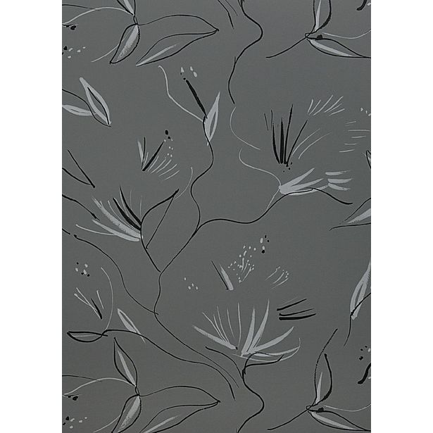 Tapetti Sandudd Jukka Rintala 5124-2, 0,53x10,05m, tummanharmaa, non-woven