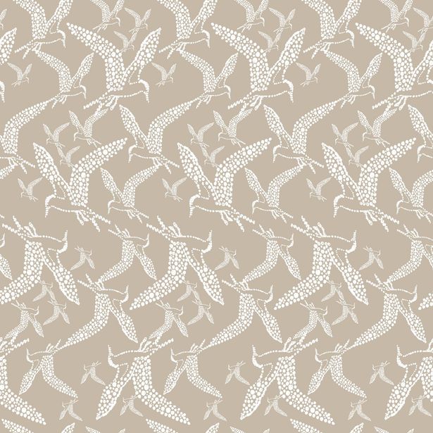 Tapetti Sandudd Ivana Helsinki Tiira 5246-4, 0,53x10,05m, beige/valkoinen, non-woven