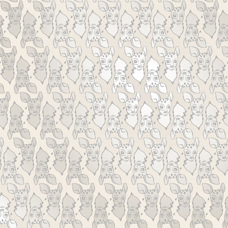 Tapetti Sandudd Ivana Helsinki Bambi 5247-1, 0,53x10,05m, hopea/valkoinen, non-woven