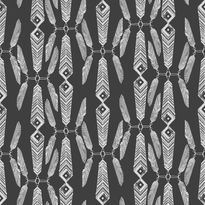 Tapetti Sandudd Ivana Helsinki Indian Summer 5248-1, 0,53x10,05m, tumma grafiitti/valkoinen, non-woven
