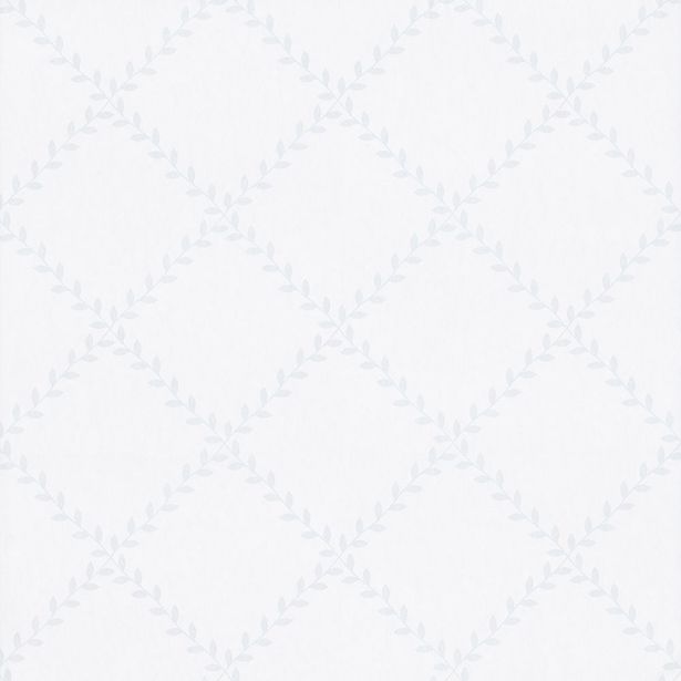 Tapetti Sandudd Metsäpolku 5256-1, 0,53x11,2m, valkoinen/helmiäinen, non-woven