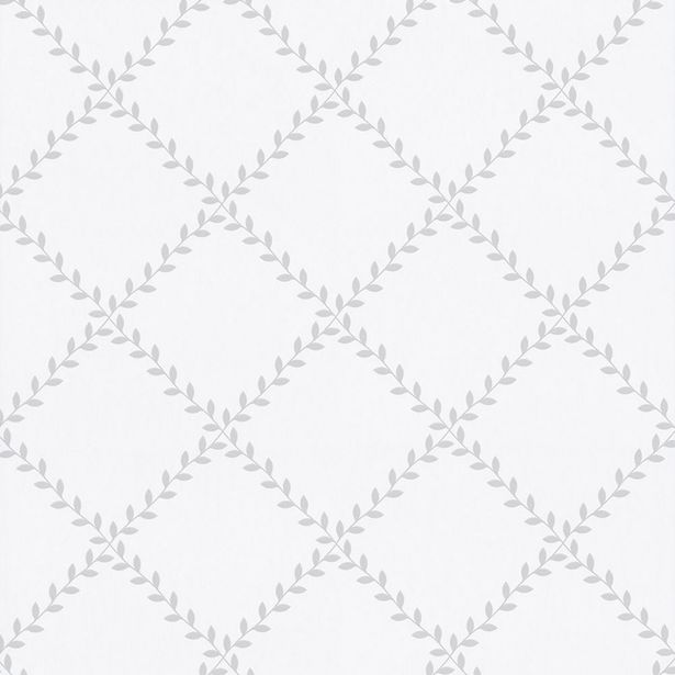 Tapetti Sandudd Metsäpolku 5256-2, 0,53x11,2m, valkoinen/harmaa, non-woven