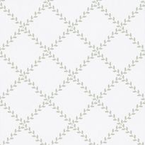Tapetti Sandudd Metsäpolku 5256-4, 0,53x11,2m, valkoinen/vihreä, non-woven