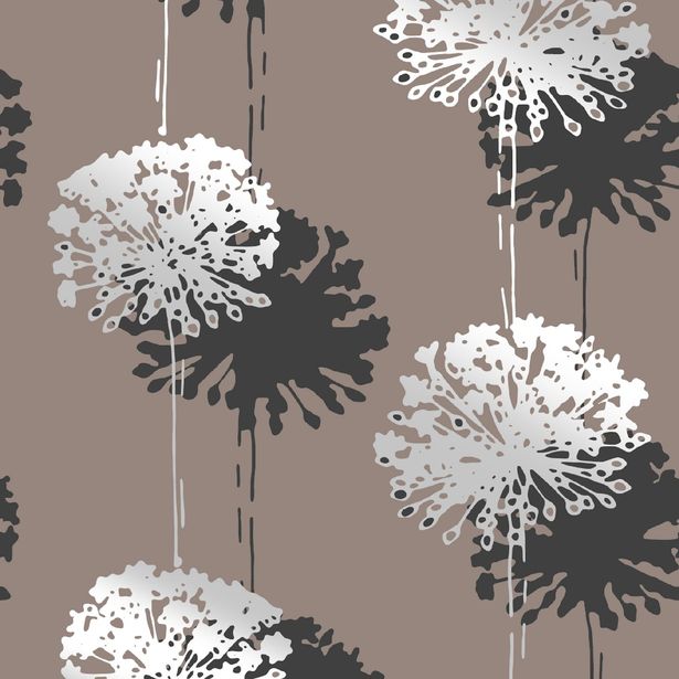 Tapetti Sandudd Rolleri 9 5281-2, 0,53x11,2m, ruskea/hopea, non-woven