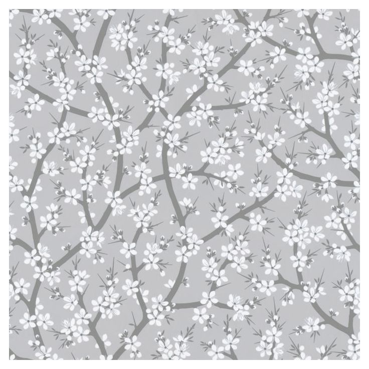 Tapetti Sandudd Rantaniitty 5309-2, 0,53x11,20 m, harmaa/valkoinen, non-woven